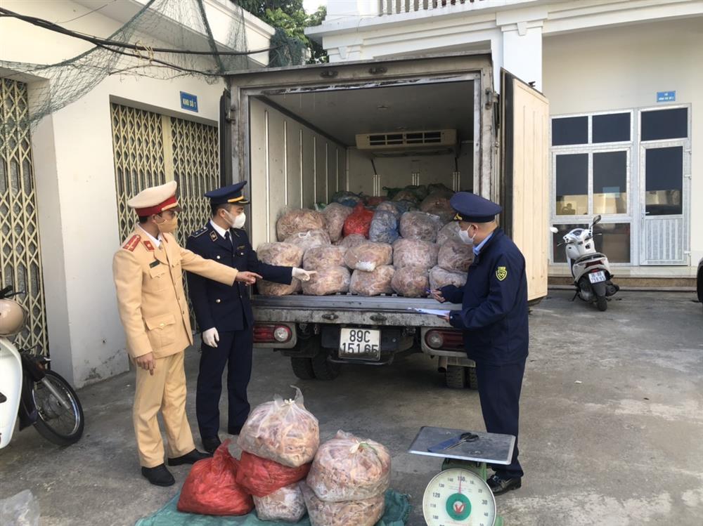 Thanh Hóa: Phát hiện 1,4 tấn bì lợn đông lạnh không rõ nguồn gốc xuất xứ